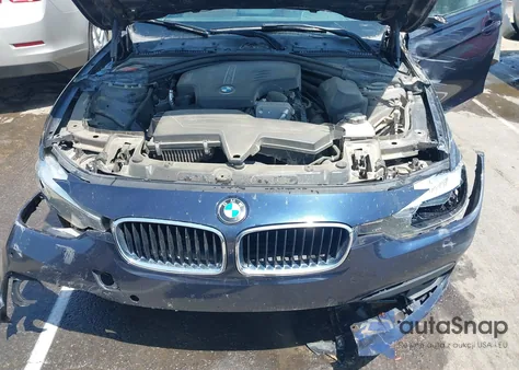 2017 BMW 320I из США, поврежденный, VIN WBA8E1G58HNU14926